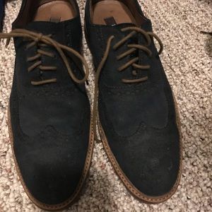 Blue winged Tipped dress shoes size 9